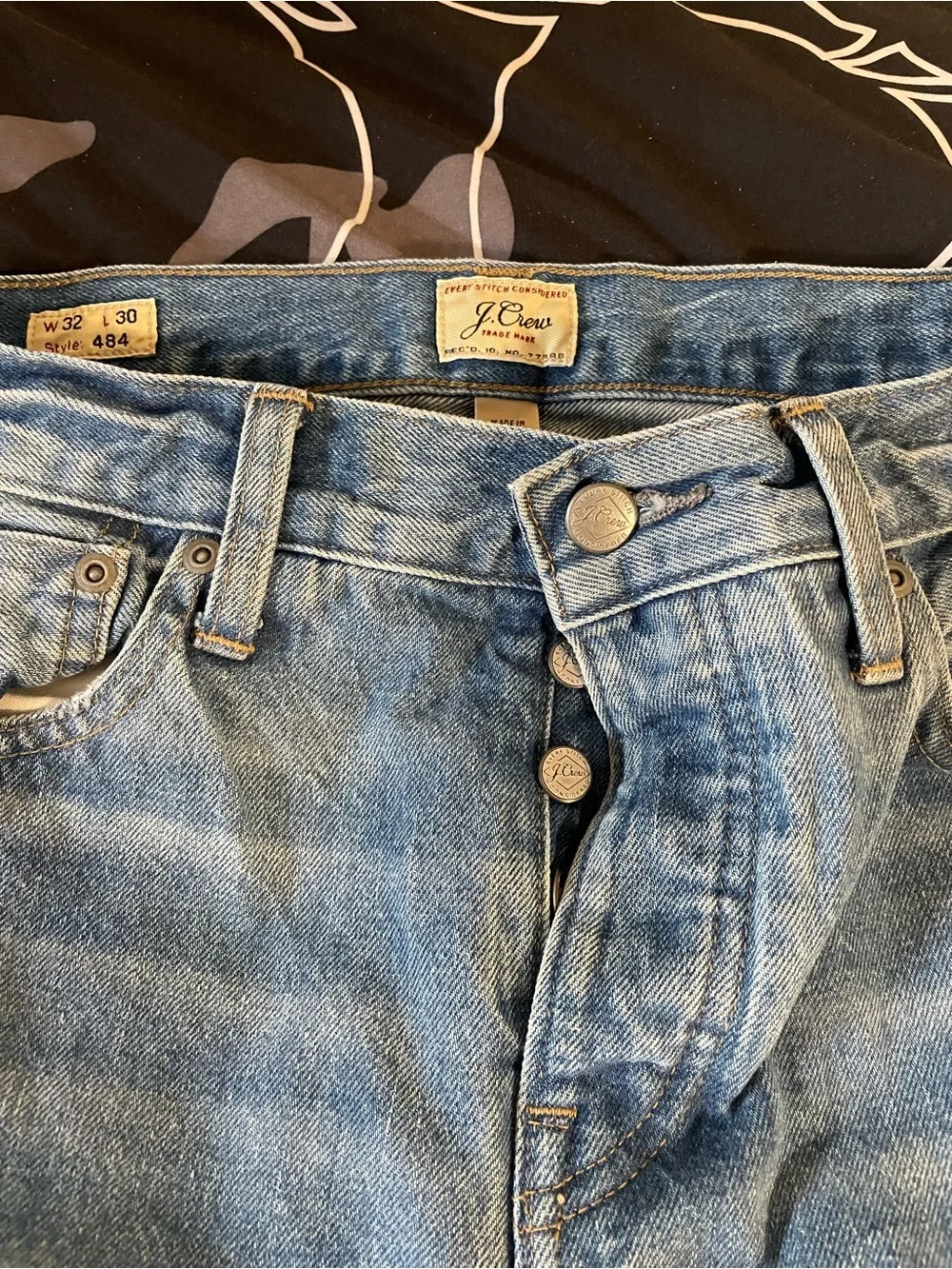 J. Crew Light Blue Straight-Leg Jeans